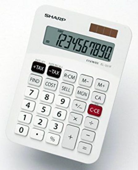 Picture of SHARP EL331 10DIGIT MEDIUM DESK CALCULATOR